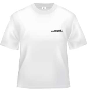 Camiseta doogweb Frente.