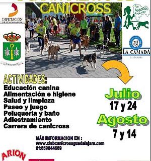 Campamento de verano en Galápagos, con el Club Canicross Guadalajara.