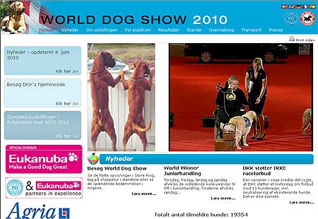 World Dog Show 2010 en directo.