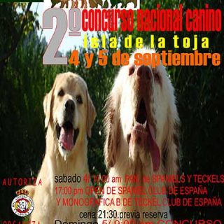 II Concurso Nacional Canino Isla de La Toja.