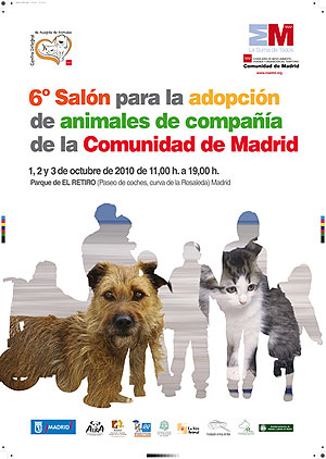 6º Salón para la adopción de animales de Compañía de la Comunidad de Madrid.