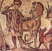 Representación del perro en Roma.