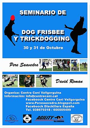 Seminario de dog frisbee/trick dogging