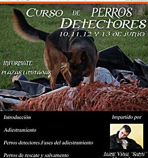 Curso práctico para Perros Detectores con Jaime Vidal "Santi".
