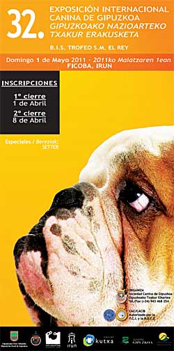 32 Exposición Canina Internacional de Guipúzcoa.