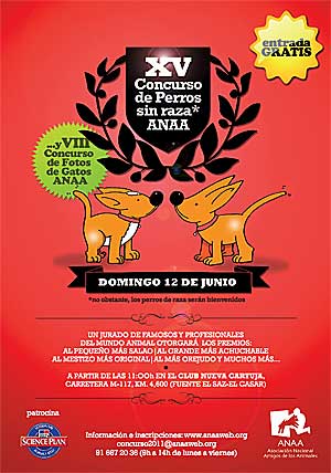 XV Concurso de perros sin raza de ANAA.