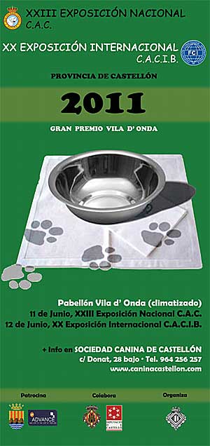 XX Exposición Canina Internacional de Castellón.