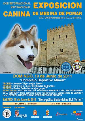 XXIII Exposición Canina Internacional de Medina de Pomar.