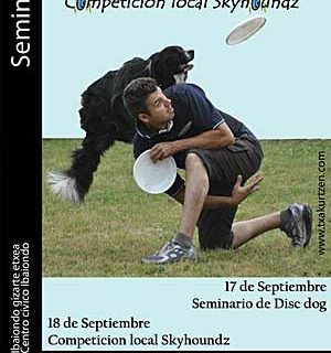 Seminario de disc dog con Con Diego Marchetti, juez internacional de la Skyhoundz.