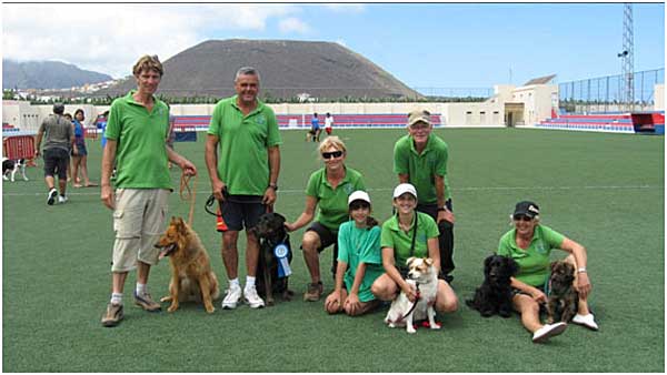 Clasificación final del Campeonato de Canarias de Agility 2011.