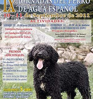 IX Jornadas del perro de agua español, en Grazalema