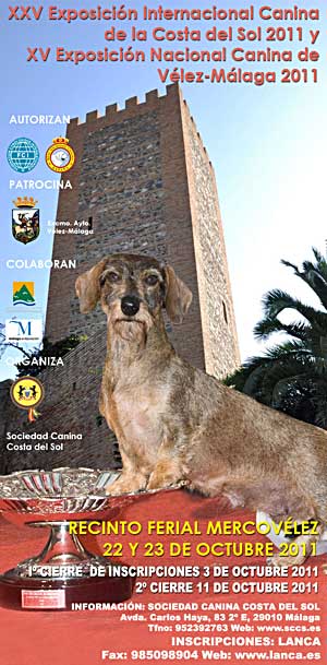 XXV Exposición Canina Internacional de Vélez Málaga.