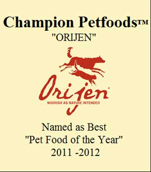 Orijen, mejor pienso del año 2011-2012.