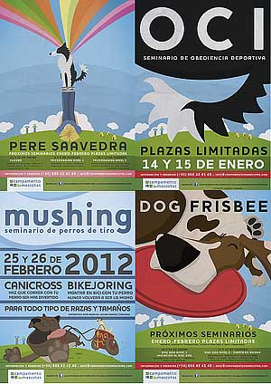 Durante los meses de enero y febrero de 2012, Campamento de Mascotas albergará en sus instalaciones una serie de seminarios caninos de fin de semana.