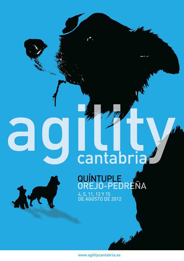 Agility en Cantabria, prueba quíntuple los días 4, 5, 11, 12 y 15 de agosto, en Pedreña.