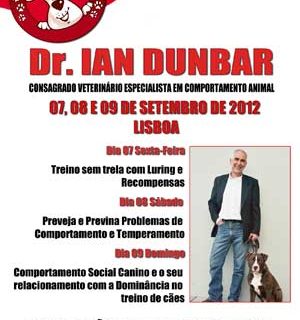 Próximo septiembre, triple seminario de Ian Dunbar en Lisboa.