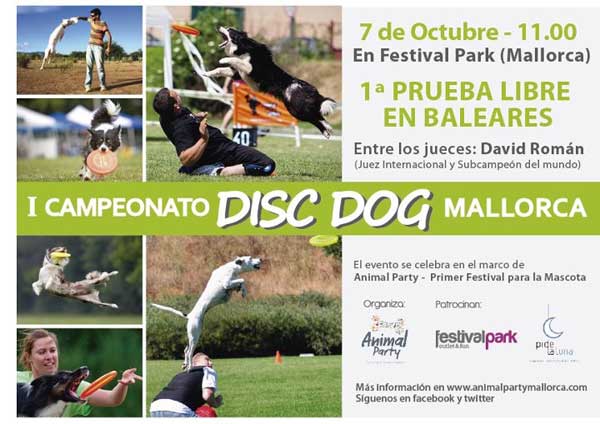 I Campeonato de Disc Dog en Mallorca, en Animal Party.