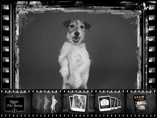 Uggie, de "The Artist", ahora en App para iPhone/iPad.