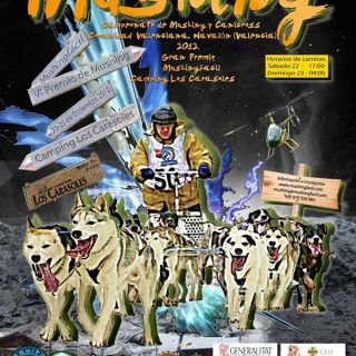 Campeonato de Mushing y Canicross Comunidad Valenciana, próximos 22 y 23 de diciembre.