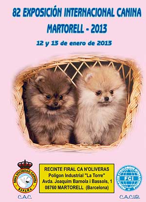 82 Exposición Canina Internacional Barcelona 2013, próximo fin de semana.