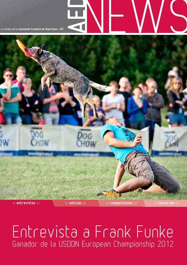 AEDNews. Revista de la Asociación Española de Dog Frisbee, descarga gratuita.