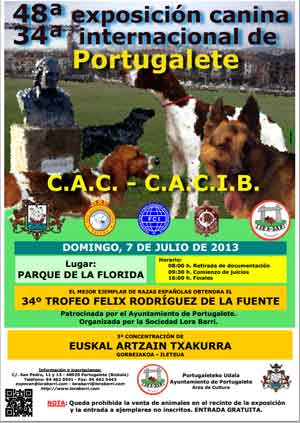 Exposición Internacional Canina de Portugalete, horarios, cómo llegar, premios especiales...