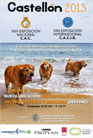 15 y 16 de junio: Exposición Canina Nac/Internacional de Castellón.