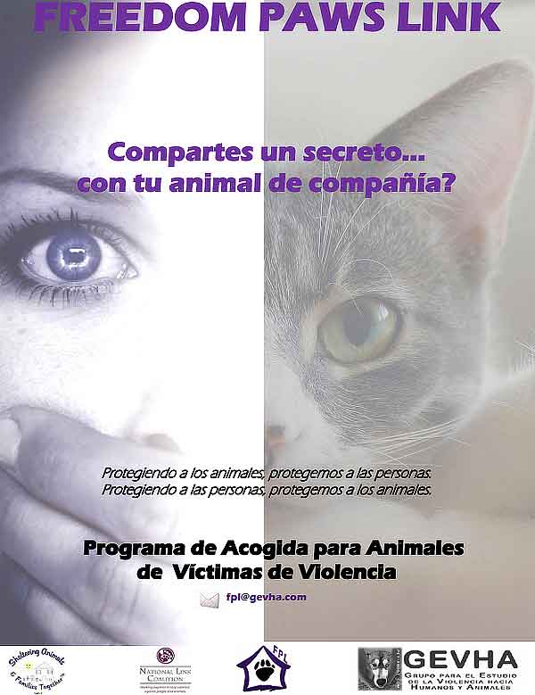 Freedom Paws Link: programa de acogida para las mascotas de personas víctimas de violencia de género.