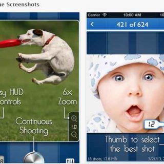 ¿Fotos a los perros? SnappyCam Pro permite disparar en ráfaga con el iPhone.