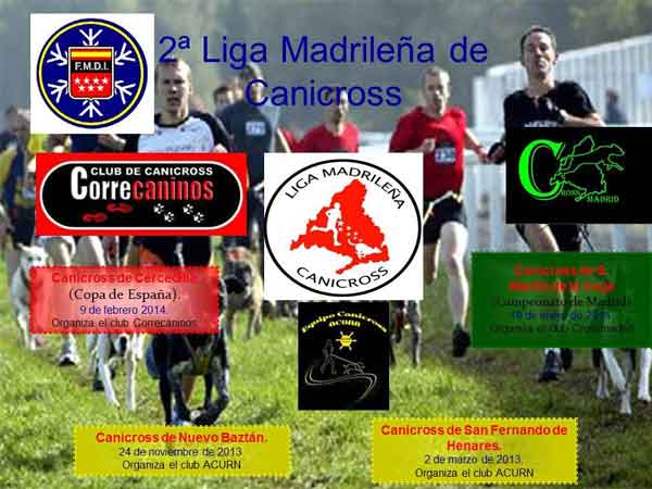 Desde CrossMadrid, quieren compartir con todos los lectores de doogweb la II Liga Madrileña de Mushing 2013/2014 organizada junto con otros clubes madrileños y por la FMDI.