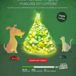 Esta Navidad ninguna mascota sin comida, acción de Purina a beneficio de la Asociación las Nieves.