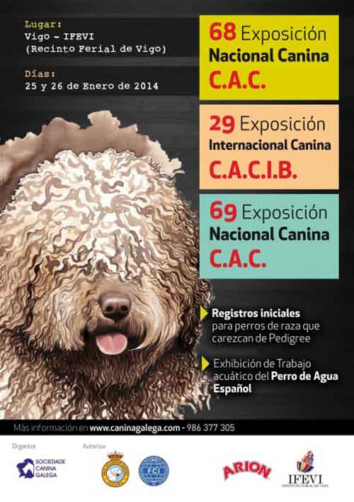 68-69 Exposición Nacional Canina y 29 Exposición Internacional Canina de Galicia (Vigo), horarios, cómo llegar...