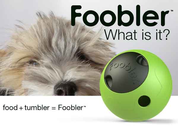 Foobler es un juguete interactivo para perros que dispensa comida durante nueve horas de forma autónoma.