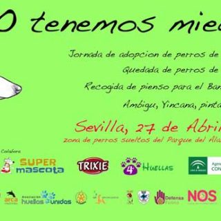 La Jornada de Adopción de Perros de Caza Rescatados y Quedada de Perros de Caza Adoptados se realizará en la Zona de Perros Sueltos del Parque del Alamillo, Sevilla, el próximo domingo 27 de Abril.
