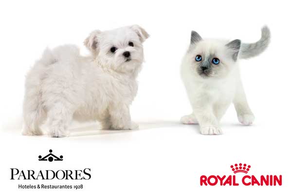 12 Paradores ya admiten perros y gatos. Royal Canin y Paradores dan la bienvenida a las mascotas.