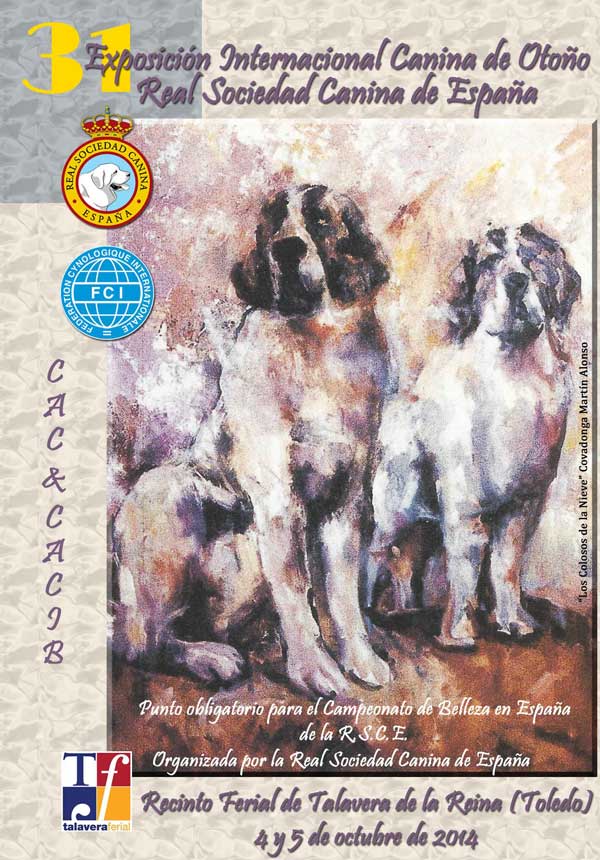 31 Exposición Internacional Canina de Otoño en Talavera, horarios, premios especiales, cómo llegar...