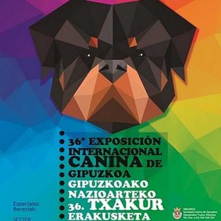 XXXVI Exposición Internacional Canina de Guipúzcoa, próximo domingo 26 de abril.
