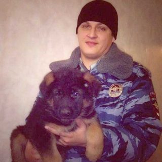 Dobrynya, el cachorro que une a Rusia con Francia