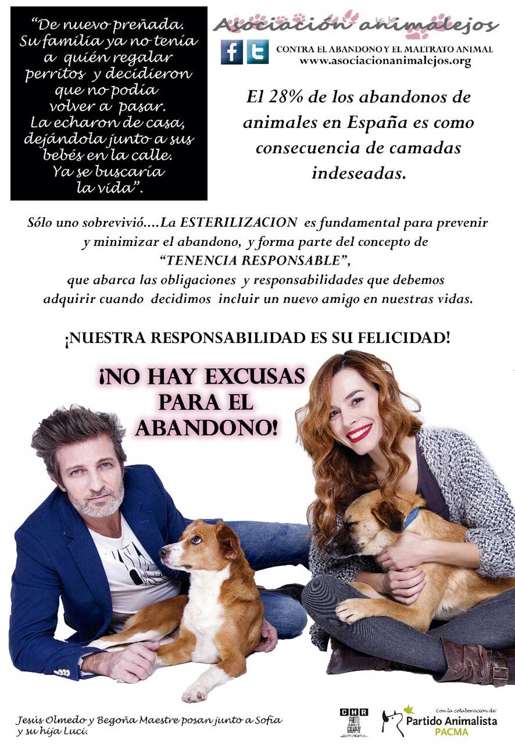 Lanzamiento de la campaña ‘No hay excusas para el abandono’.