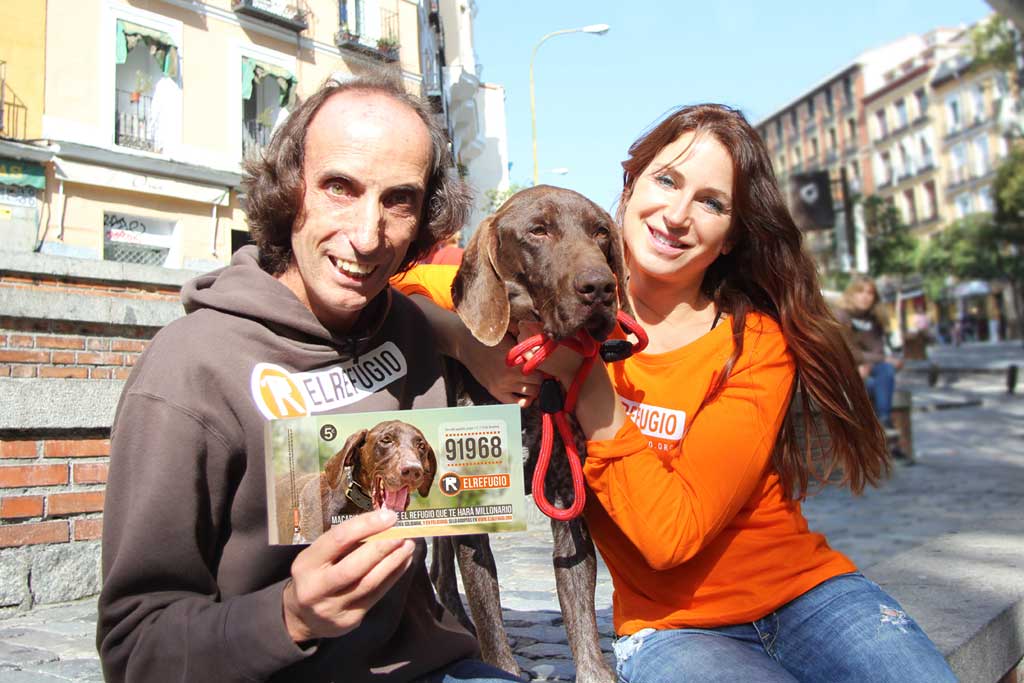 Macario, un perro de El Refugio muy especial