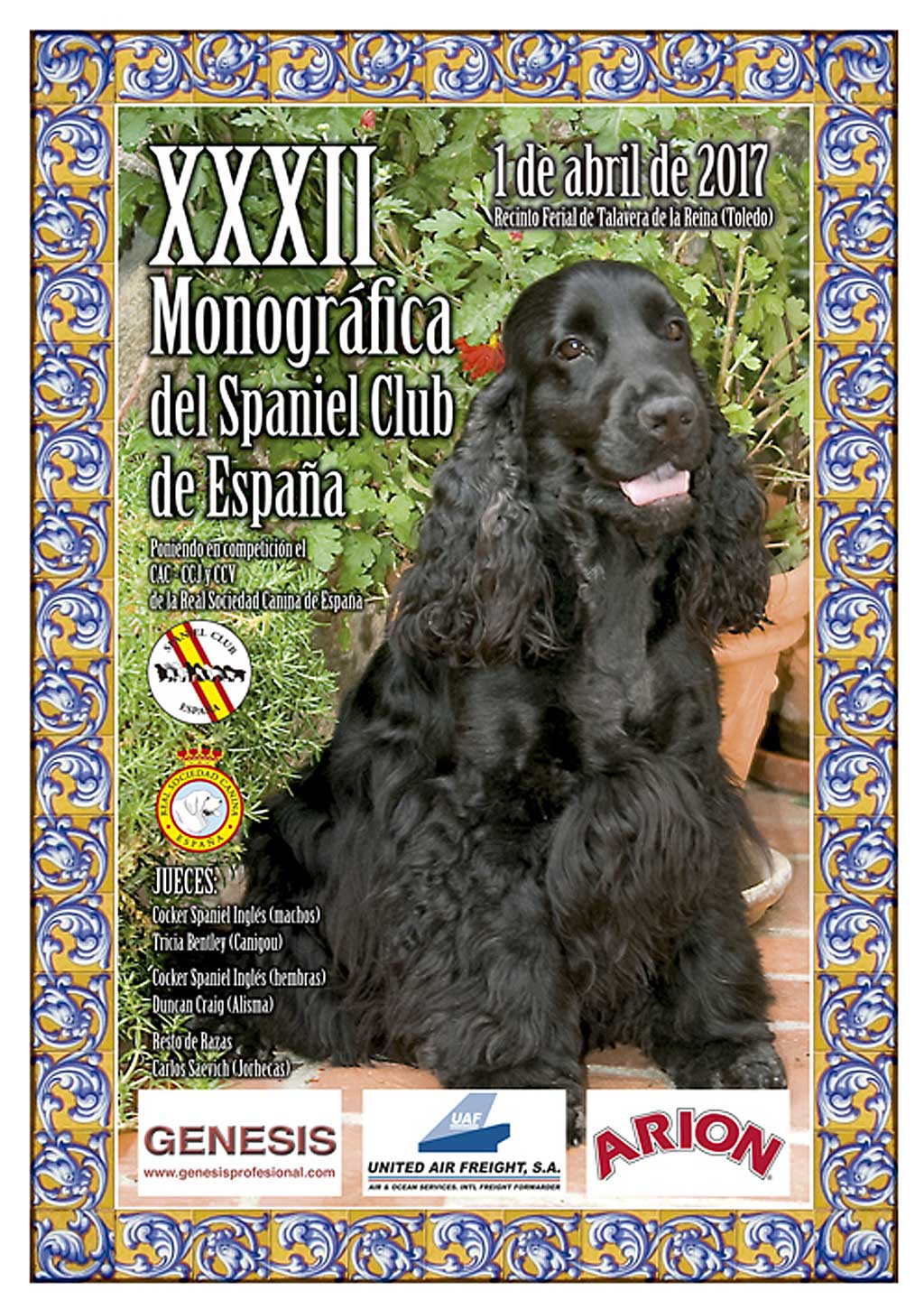 Más de 1.300 perros en las exposiciones caninas de Talavera de la Reina.