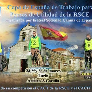 XXII Copa de España de Trabajo para Perros de Utilidad.