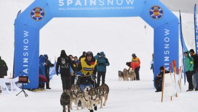 Campeonato de España de Mushing Nieve 2019 en Baqueira Beret.