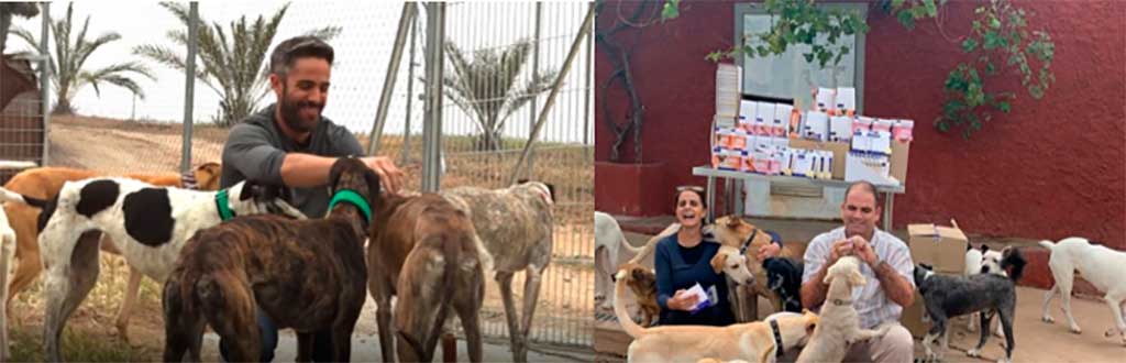 Virbac dona una tonelada de alimentos a la asociación Animal Rescue España y productos antiparasitarios a asociaciones de todo el país