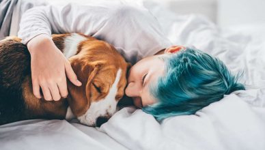 Terapias asistidas con perros y pacientes con depresión.