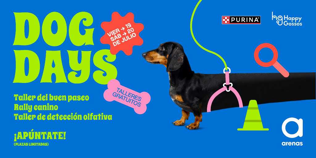 “Dog-Days” se celebrarán el 19 y 20 de julio en Arenas de Barcelona.