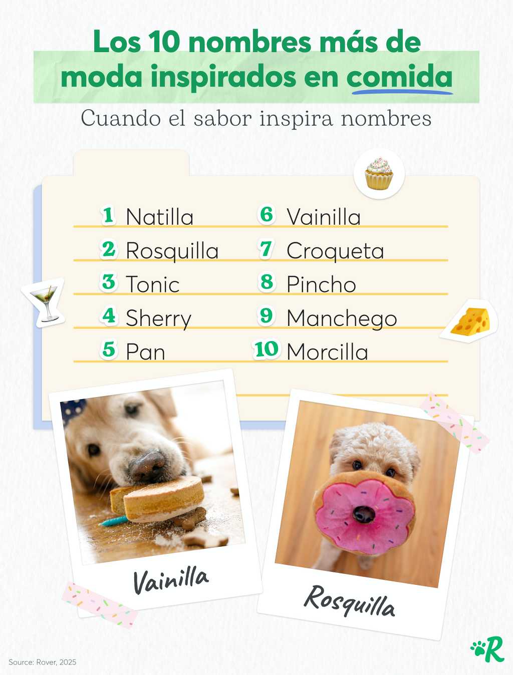 Informe Rover sobre los nombres de perro de 2025.