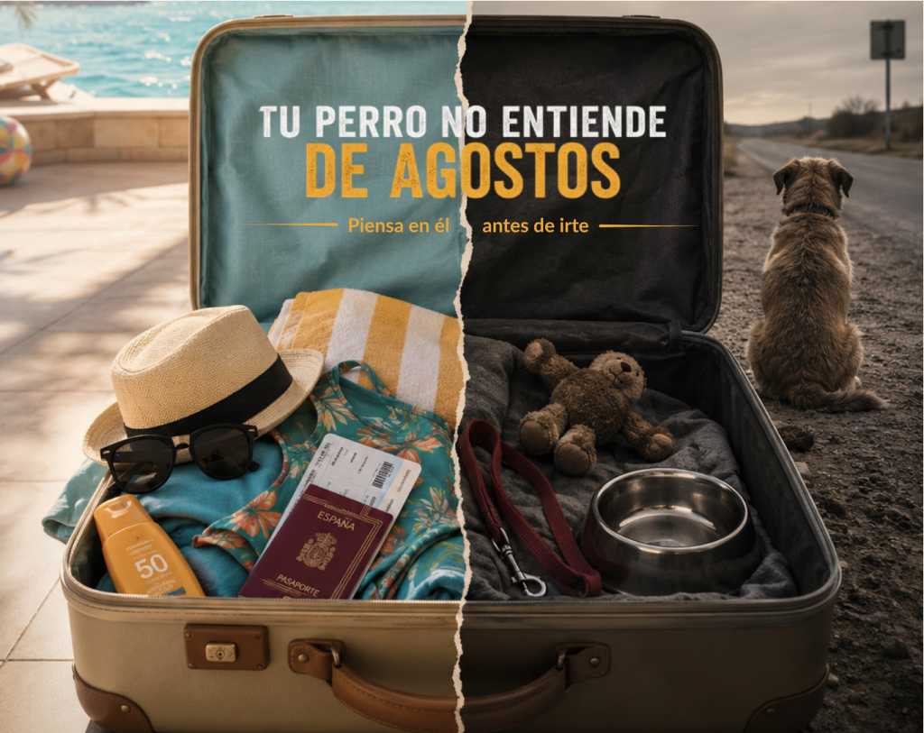 La RSCE lanza “Tu perro no entiende de agostos” para prevenir el abandono de perros en verano. La campaña recuerda que en los meses de verano se concentra casi una tercera parte de los casos de abandono.