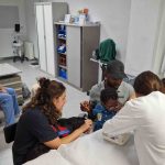 Perros para reducir el estrés infantil en el Hospital de Manacor.