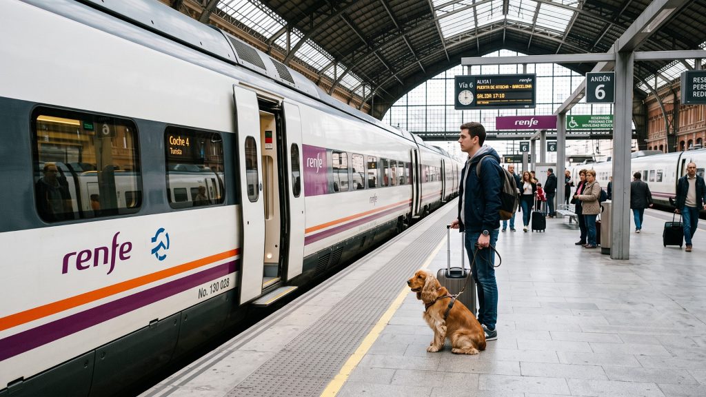 La RSCE califica de "histórica" la decisión de Renfe de permitir viajar con perros de hasta 40 kilos tras años de reivindicación.